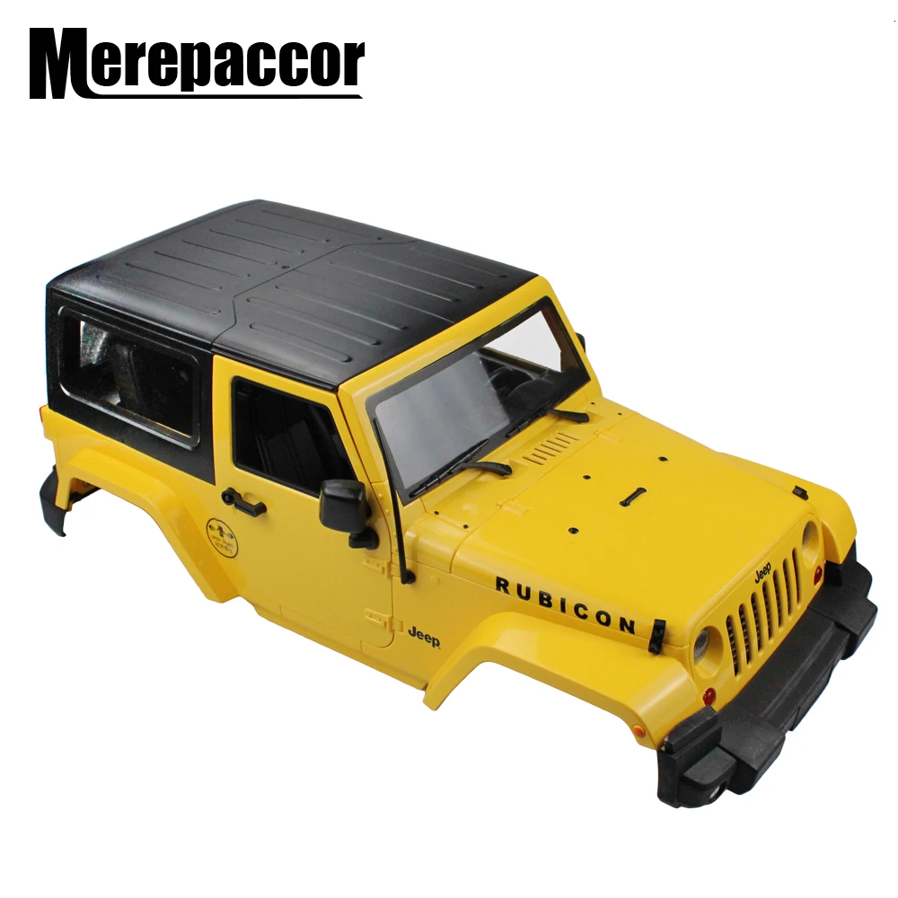 Merepaccor 1/10 RC пульт дистанционного управления грузовик жесткий корпус навес Rubicon Topless для SCX10 D90