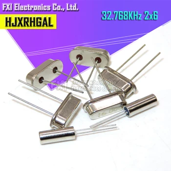 

20pcs 2*6 32.768KHz Error 20ppm 32.768K 12.5pF Cylinder quartz resonator new