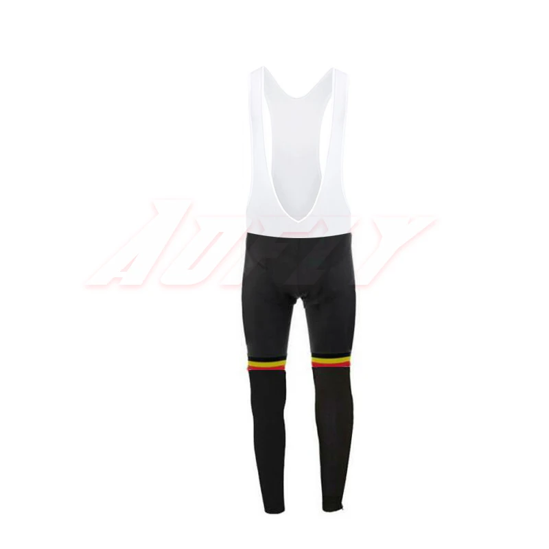 Wool white Зимний флисовый теплый Марс Фландрия классический длинный рукав Велоспорт трикотаж велосипедная одежда ROPA CICLISMO+ комбинезон 9D набор гелевых подушек - Цвет: Wool white