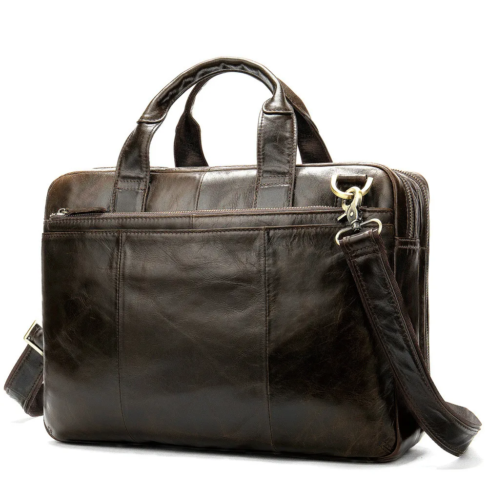 

New Arrival Briefcases High Quality Leather Man Messenger Bag Bag Brand Men's Briefcases Business Laptop Men Handbag GW28