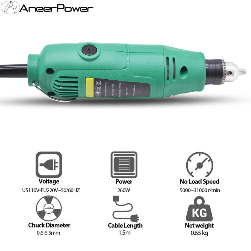 2 Bearing M14x1mm M14 Right-Hand Thread Spindle