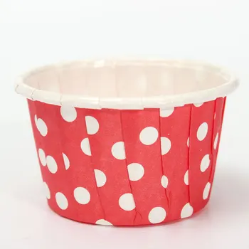 

New 20pcs/set Color Polka Dot Mini Small Cake Cup Cupcake Bake Muffin Cases Greaseproof Dessert Baking Cups 3.8X3cm