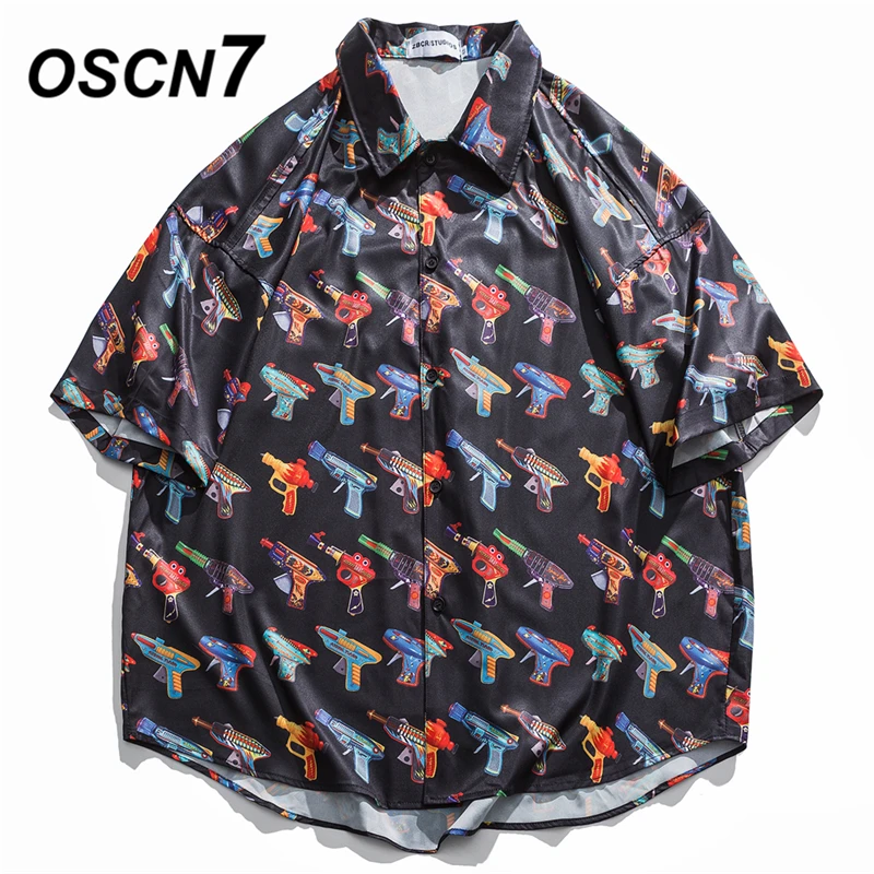OSCN7 Casual Street Printed Short Sleeve Shirt Men 2020 Hawaii Beach Oversize Women Fashion Harujuku Shirts for Men 40241 OSCN7 Casual Street Printed Short Sleeve Shirt Men 2020 Hawaii Beach Oversize Women Fashion Harujuku Shirts for Men 40241