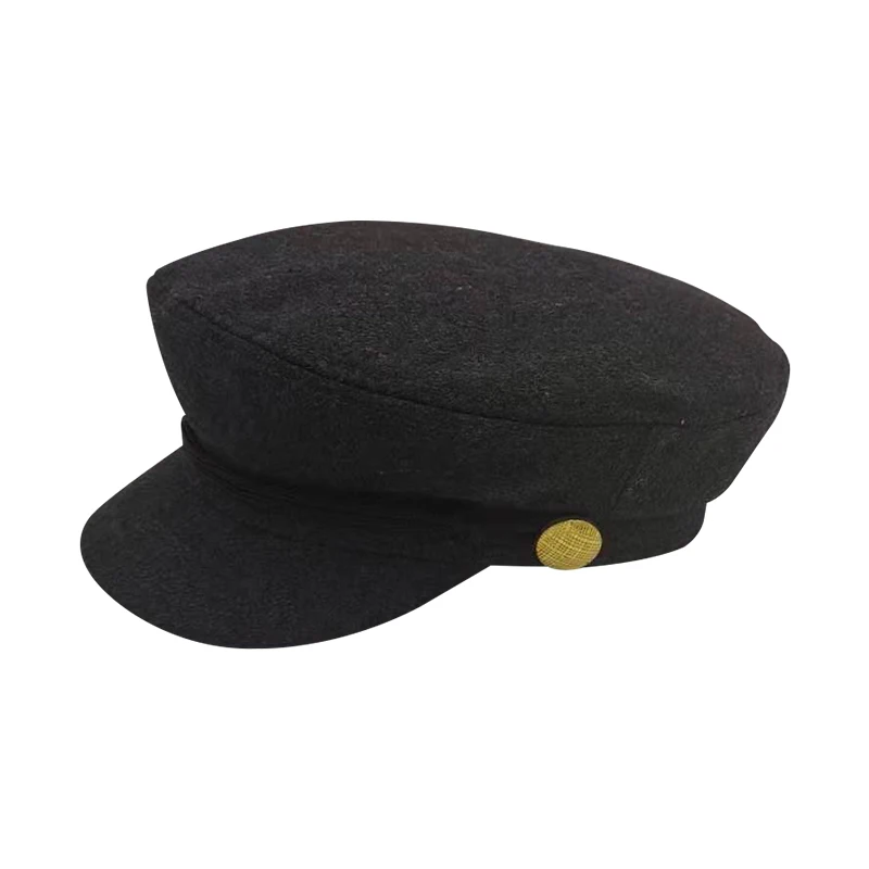 Dark Grey Новая популярная Осенняя модная Женская Ковбойская Кепка в британском стиле, теплая Кепка в стиле ретро, шесть цветов, восьмиугольная кепка в стиле милитари, женская кепка с козырьком s - Цвет: Dark Grey