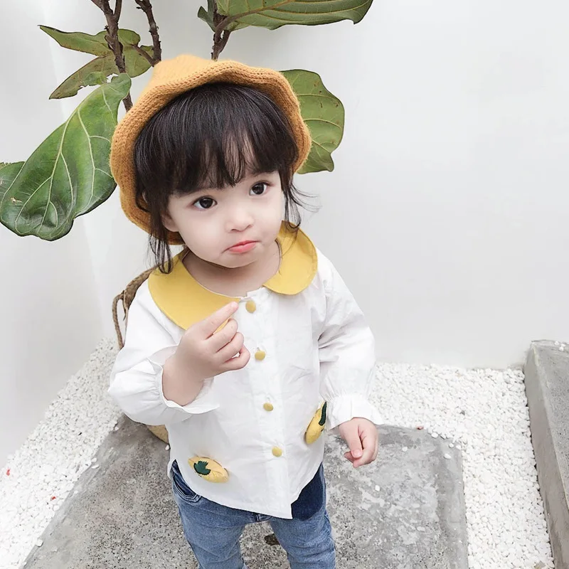 

Special Section Rebate Does Not Change Cy-2910 Spring Korean-style-Year-Old Baby Girls Childrenswear Pocket Shirt Recruit