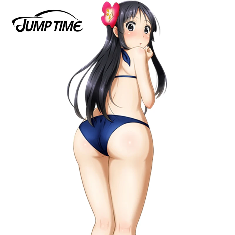 JumpTime 13cm x 5.5cm Anime K-ON! Akiyama Mio Character Car Decoration Stickers Drift Racing Decal Window Styling | Автомобили и