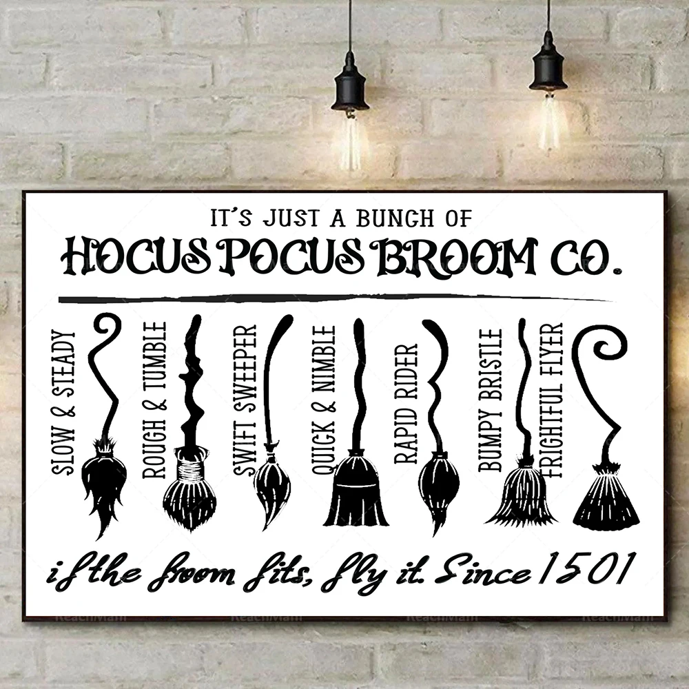 Questo È Solo Un Mazzo Di Poster Di Scopa Da Hockey Pocus, Poster Di Scopa Da Strega, Poster Di Strega Di Halloween, Strega Di Scopa, Deco Di Hallowee