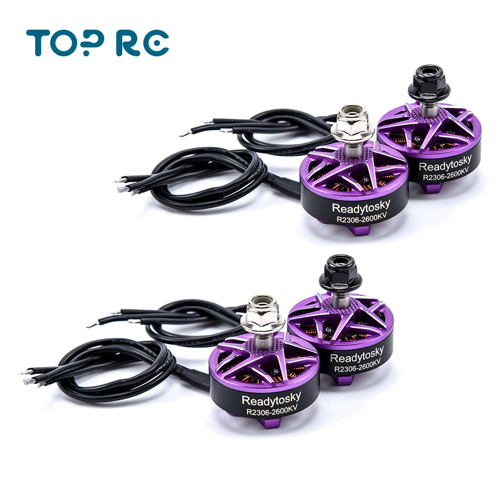 4 шт. R2306 2306 2600kv бесщеточный двигатель CW CCW Поддержка 2-4S для F40 PRO II FPV RC Дрон