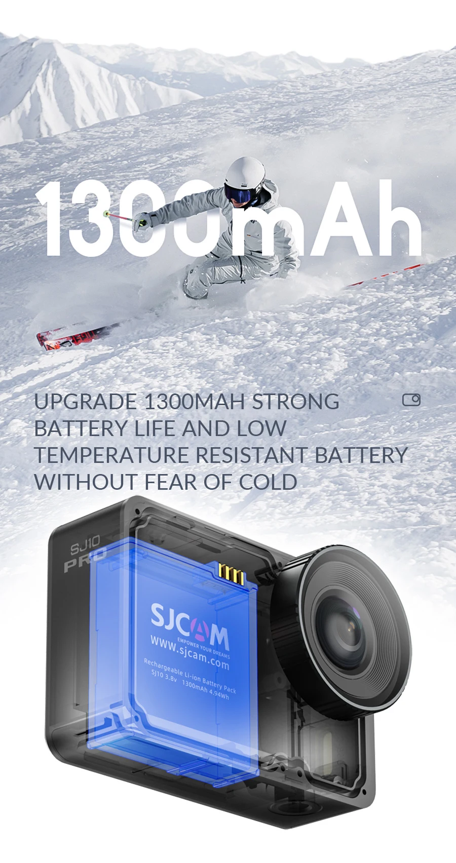 cheapest action camera Original SJCAM SJ10 Pro Action Camera 4K 60FPS WiFi GYRO Live Streaming Touch Screen 8x Zoom 10 Meters Body Waterproof Sports DV action camera battery life