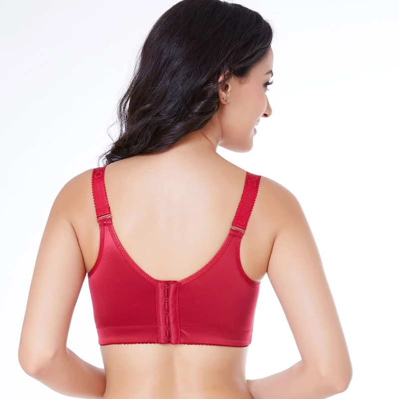 34C-50 D E черный бежевый фиолетовый бюстгальтер для Wemen, кружевной бюстгальтер с застежкой на спине пять крючков и глаз, пуш-ап беспроводное красное нижнее белье