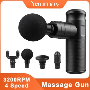 

Youmay Muscle Massage Gun Neck Muscle Massager Mini Pocket Electric Pain Trainer Therapy for Body Massage Relaxation Pain Relief