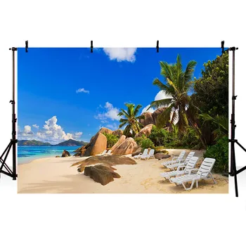

TAIBO Vinyl Background Photography Beach and Ocean Background Seascape Photo Studio Backdrop Photocall