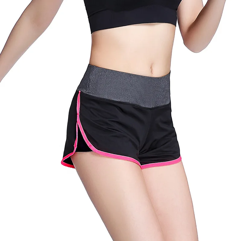 

Running Sports Shorts Fake Two-Piece with Lining Quick-Dry Anti-Exposure Slimming Fitness Yoga Sports Shorts