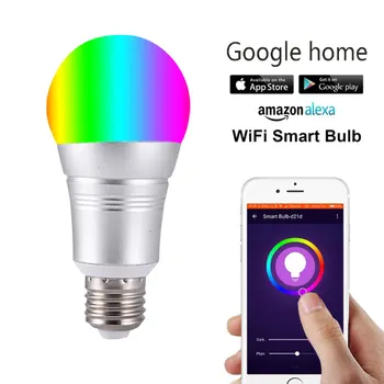 

Home Automation Smart Scene Linkage WiFi Remote Control Lamp Voice Control Wifi Control Switch Light Bulb For Alexa Google Home