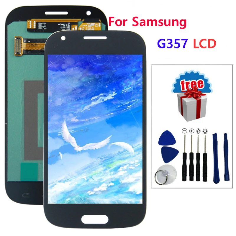 100% протестированная гарантия Супер для Samsung Galaxy Ace 4 SM-G357 G357 G357FZ Ace4 LCDS экран
