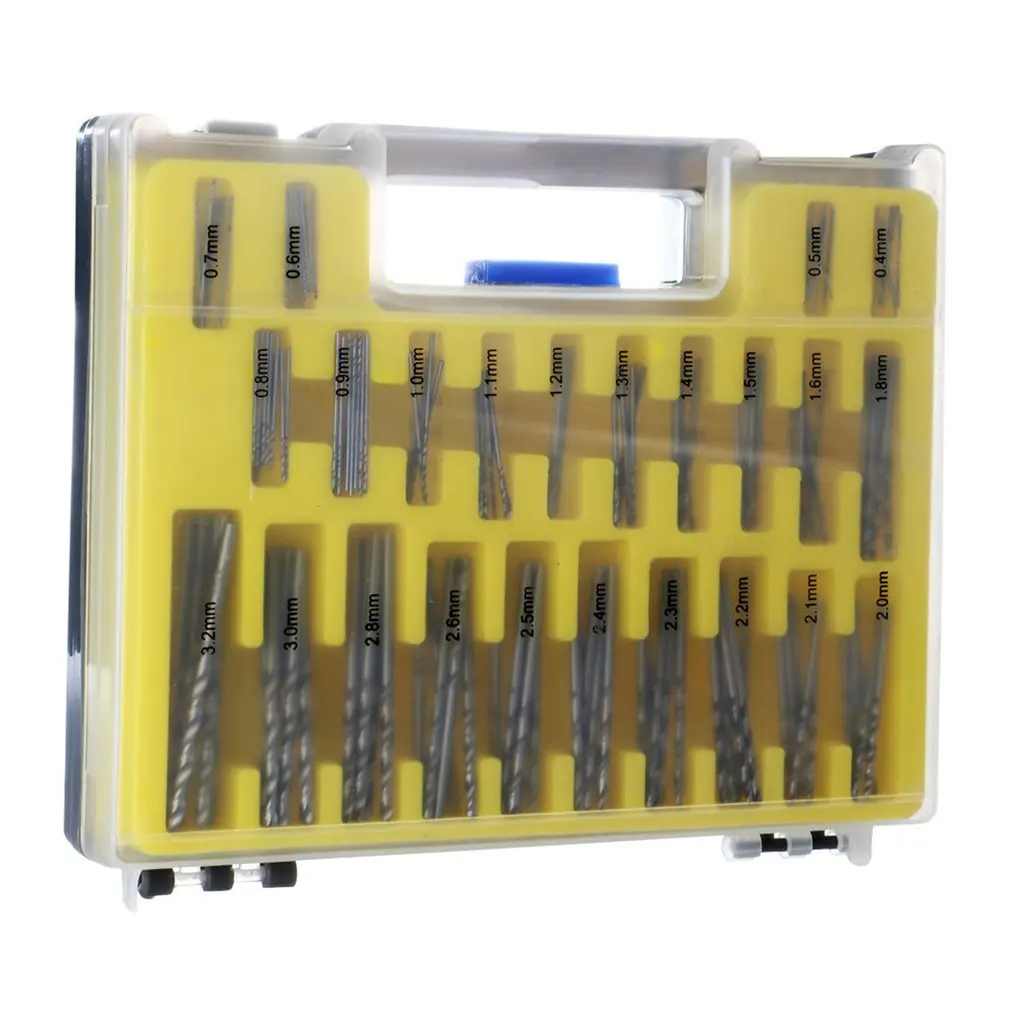 150PCS HSS сверла по металлу Размеры 0 4 мм 3 2 Металлообработка сверло комплект Круглый