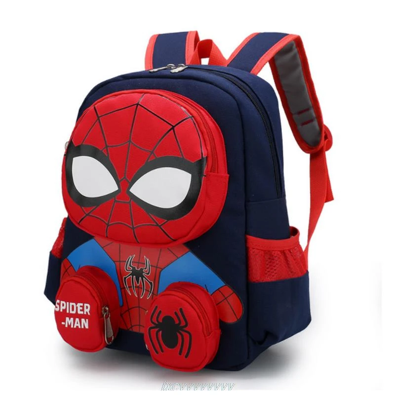 Buen sentimiento Por Cuerpo Mochila Escolar con Dibujos Animados en Relieve, Bolsa de Superhéroes,  Spiderman para Niños Pequeños de Guardería, Preescolar de 1 a 3 años| Mochilas escolares| - AliExpress