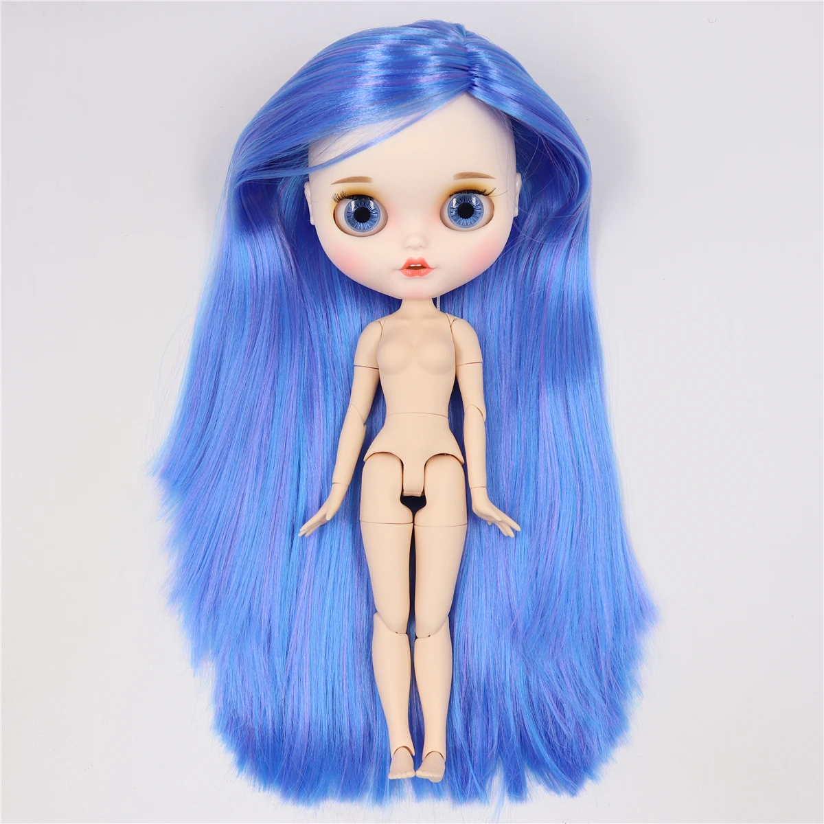 Ледяная фабрика blyth кукла белая кожа шарнир тела пользовательская кукла bjd игрушка матовое лицо с зубами голая кукла 30 см