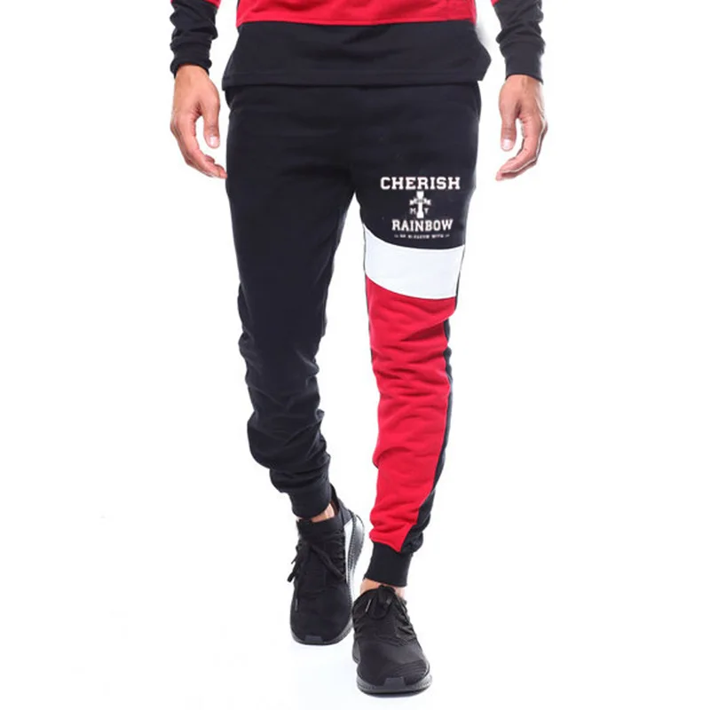 

Pants Men's 2019 New Style Digital Printing Large Size Men Casual Athletic Pants K08