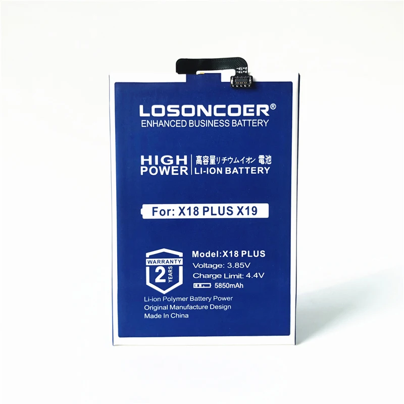 LOSONCOER 5850mAh X18 Plus батарея для Cubot X18 Plus батарея для Cubot P20 для Cubot X19 батарея для мобильного телефона