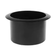

Plastic Black Insert Cup Holder Drink Bottle Placing Rack For Car Marine Boat RV Truck Office Sofa