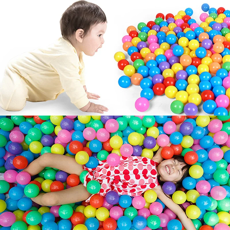 20 pcs Colorful Ball Fun Plastic Ocean Ball Ball Soft Baby Kid Toy Swim Pit Toy