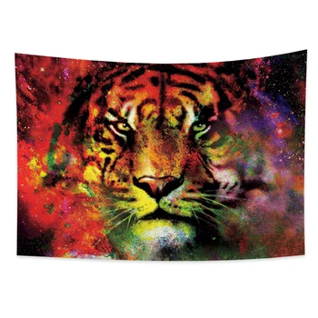 

fashion the new large scale tiger fashion tapestry background wall hangings decor living room bedroom home decorations