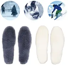 

Fur Heated Warm Thermal Insoles Thicken Soft Breathable Winter Sport Shoes Insoles Unisex Boots Pad
