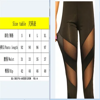 

Womens Mesh Patchwork Yoga Leggings Fitness Sports Running Jogging Pants Trouser