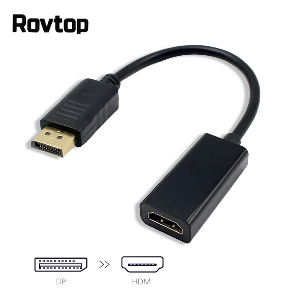 Оригинальный Для hp/DELL ноутбук ПК мужчин и женщин кабель DP-HDMI Дисплей Порты