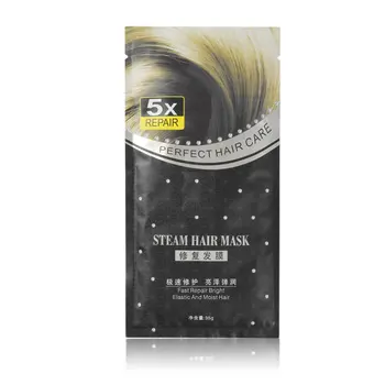 

Automatic Heating Steam Hair Mask Keratin Oil Treatment Hair Coarse Dry Split 5X Repair Renovating Forked Rough Damaged beauty