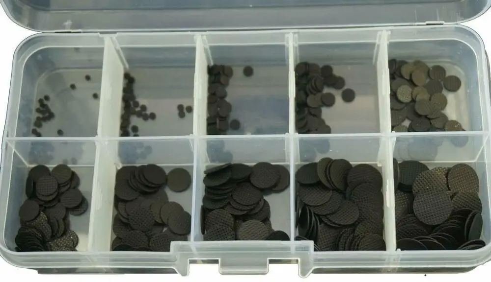 100x Keypad Repair Kit Remote Control Conductive Rubber Buttons pads,1.5mm~10mm