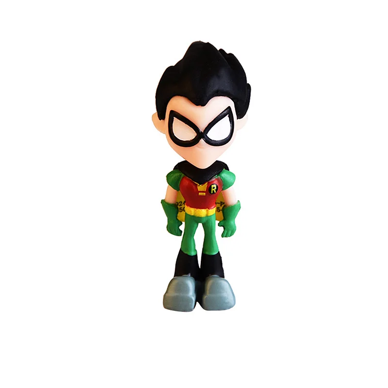 Экшн фигурка Titans Go для подростков 6 шт./компл. оригинальная игрушка детей 2 дюйма
