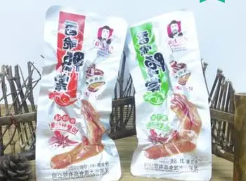 

Crispy Duck Palm Longyan Tulou Spicy Duck Claws Fragrance Lomei Duck Feet Snack Food Snacks