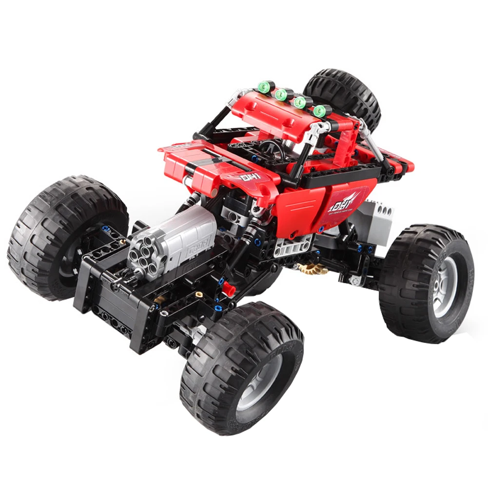 

Off-Road Building Blocks Climbing Assembling ABS Children Vehicles RC Car Set DIY Battery Powered Toys Gifts Multifunctional