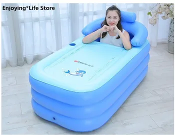 

Adult Inflatable Bathtub Foldable Bathtub Bathtub Warm Bathtub Health Care Indoor Outdoor Use Bath Tub