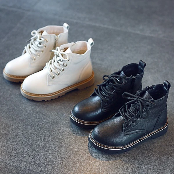 Fashion Children Snow Boots Winter Non-slip Bottom Martin Boots Warm and Comfortable for Boys Girls