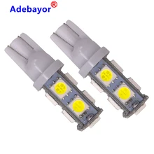 500xT10 5050 9 SMD W5W 194 501 LED Car Auto Clearance Interior Lights Wedge Door Instrument Side Bulb Lamp DC 12V