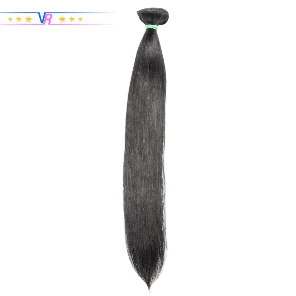 

VR Star Quality Bundles Silk Straight Peruvian Virgin Remy Human Hair 8-30inch 1B Color
