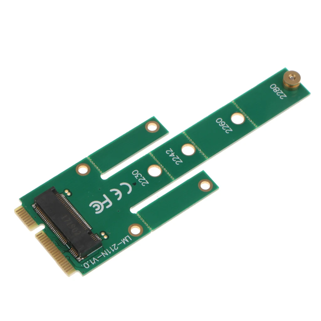 Адаптер Mini mSATA PCI E SATA 3 0 SSD для NGFF M.2 B + M Male|Компьютерные кабели и разъемы| |