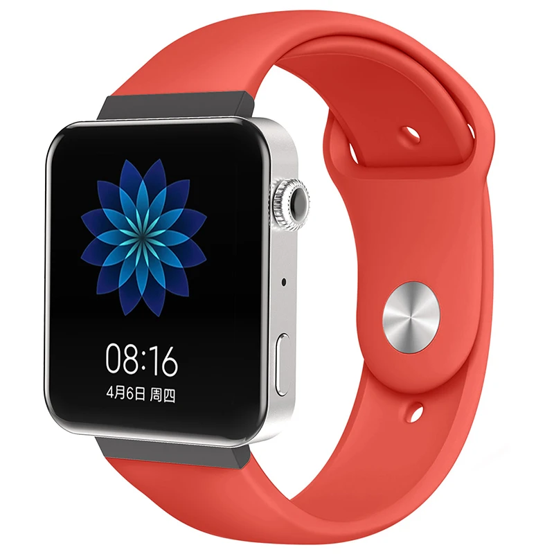 8072 Мягкий силиконовый ремешок для часов для xiaomi smart watch, новинка, сменный ремешок для mi watch, резиновый ремешок для часов, аксессуары - Цвет: 8072