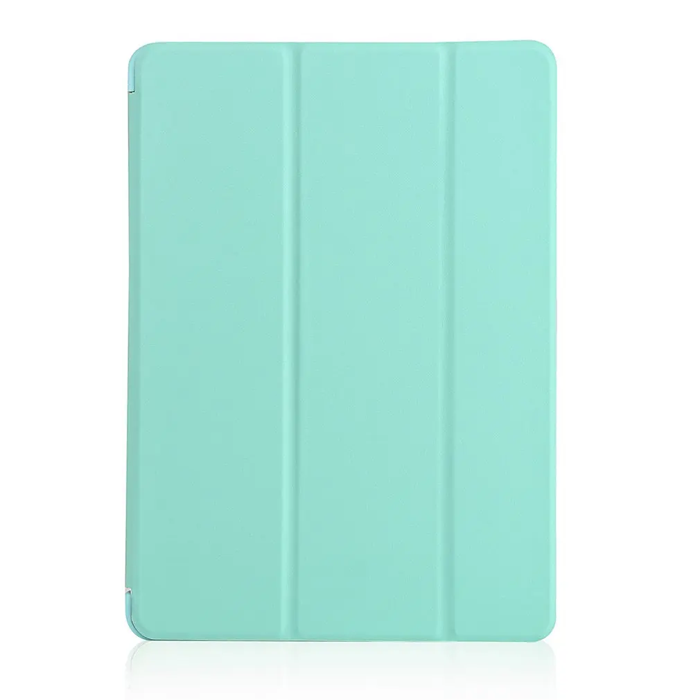 Для Ipad 9,7/Air1/Air2 универсальный чехол Tri-Fold силиконовый чехол для планшета Macbook Все включено чехол для планшета анти-осень - Цвет: Зеленый