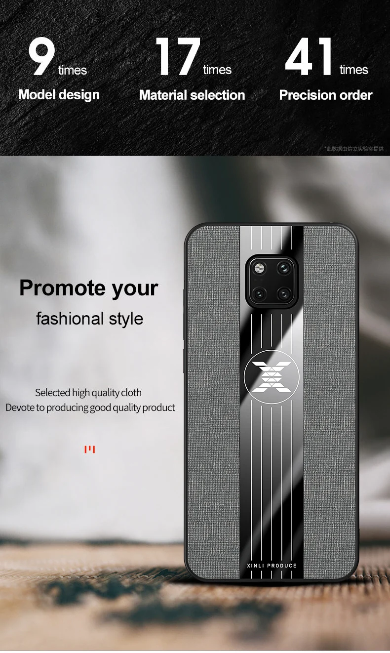 Для huawei mate 20 Pro Чехол Роскошная жесткая ткань с кольцом магнитный штатив тонкая защитная задняя крышка для huawei mate 20 lite mate 20