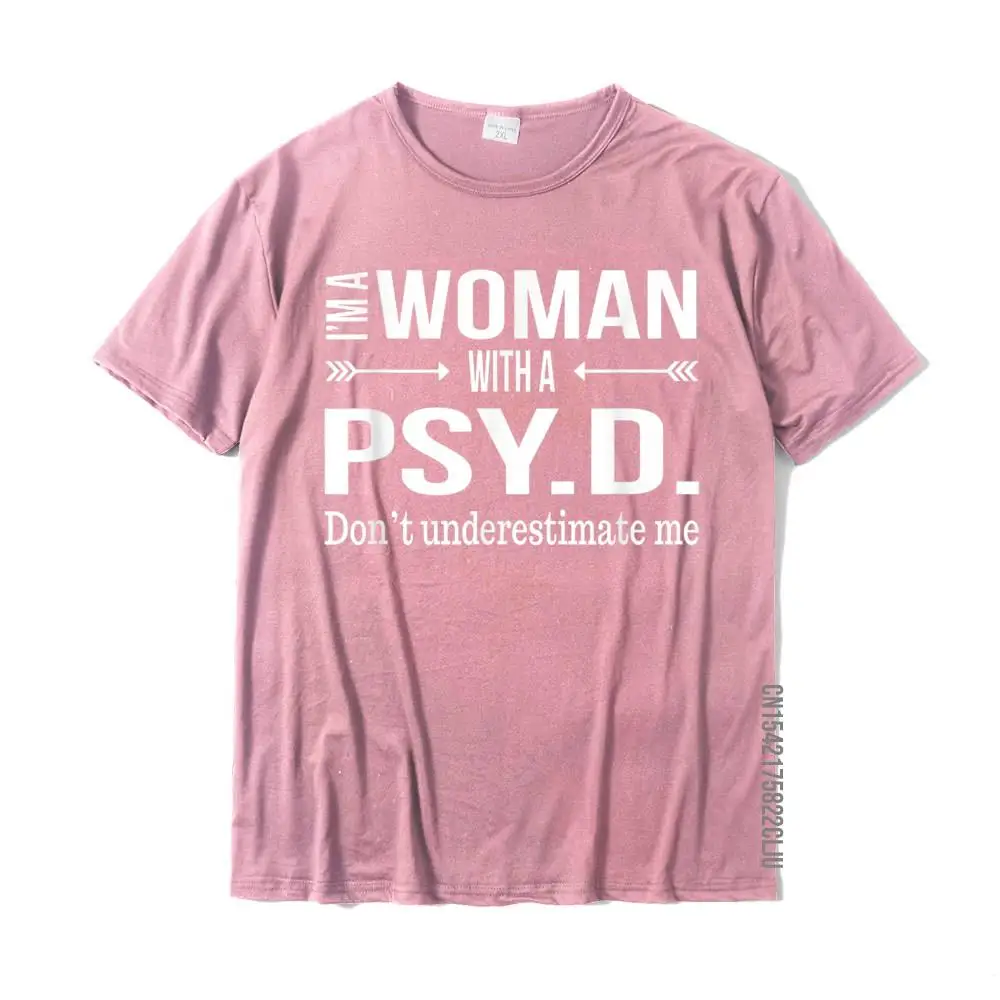 Normal T-Shirt Family O Neck Printed On All Cotton Men Tees Summer Short Sleeve Tee-Shirt Wholesale Funny PsyD Gifts Women Doctorate Psychology New Psychologist T-Shirt__30889 pink