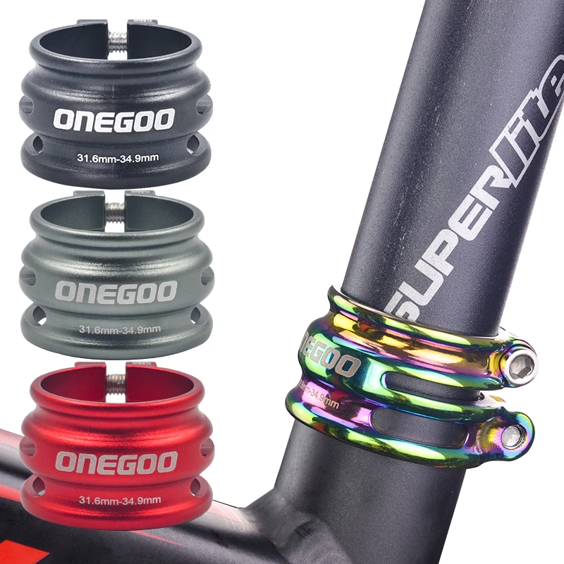 Onegoo 31.8 34.9mm Double Layer Adjustable Bicycle Seatpost Clamp