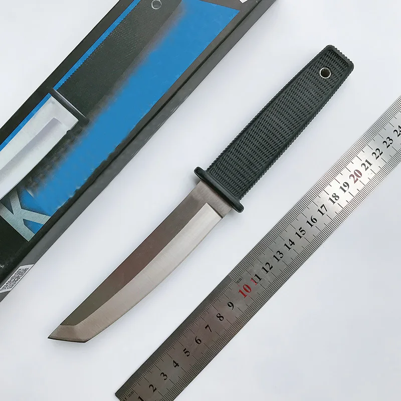 

MANCROZ 17T Satin blade Survival cold steel Straight knife Utility Fixed Blade Camping Knife Hunting Tools