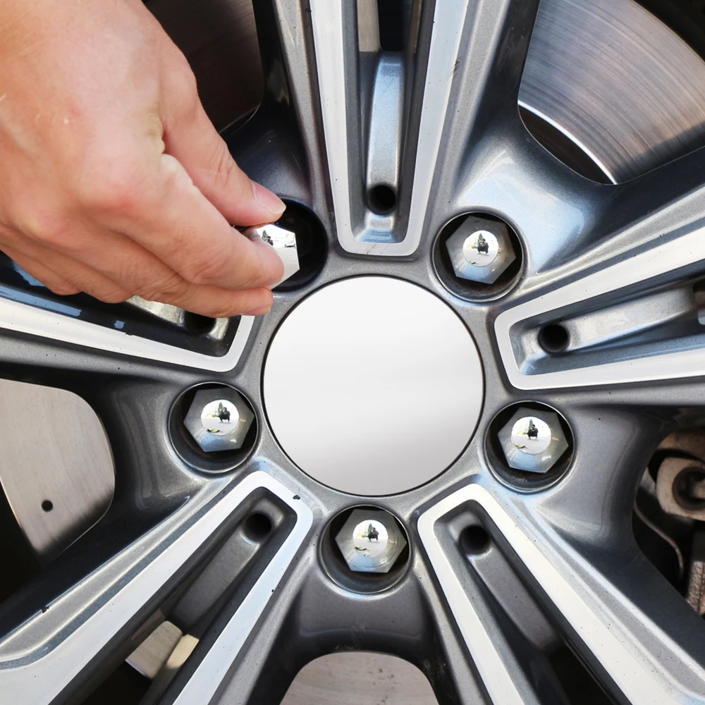 20pcs Car Wheel Nut Caps For Seat Leon St Fr Fr+ Cupra Ibiza Altea