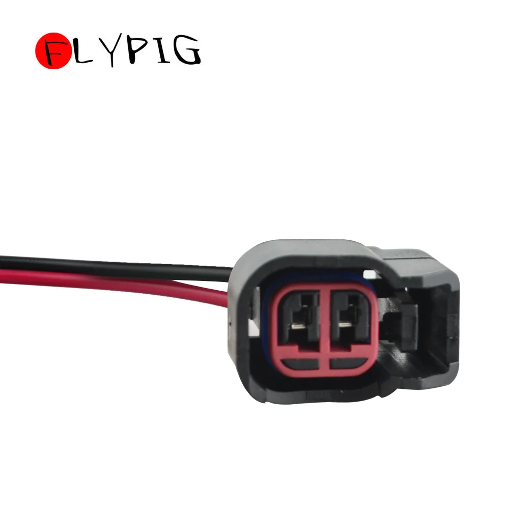 4pcs Motoparty EV6 EV14 Fuel Injector Connector Pigtail S824 S-824 Harness For Dodge LS2 LS3,EV6 EV14 Wiring Plugs Clips