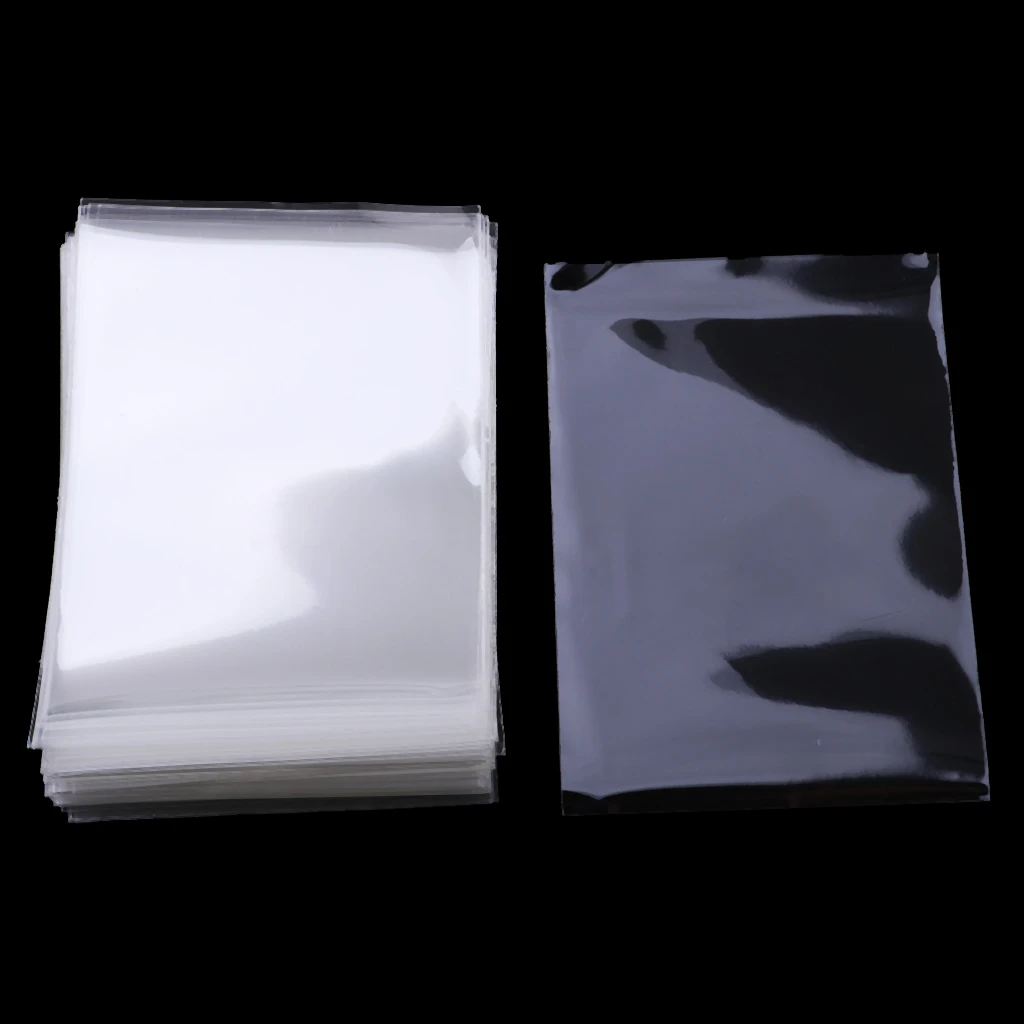 100piece Card Sleeves Protector Protective Transparent Sleeves Board