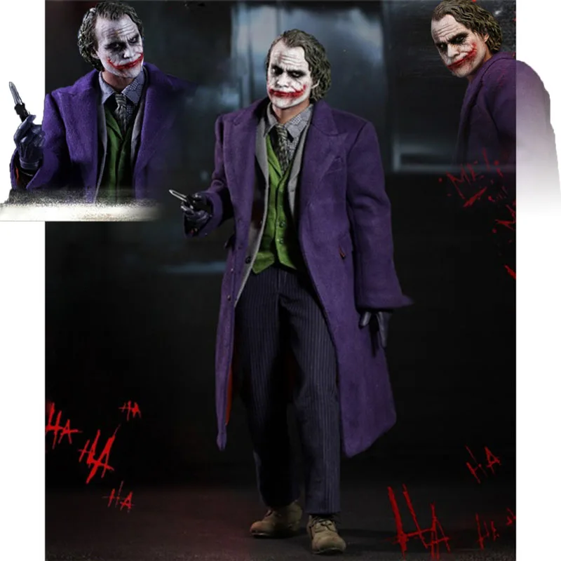 

HC Hot Toys Batman The Dark Knight Movie Joker Variant PVC Action Figure Toy Horror Gift For Halloween Collection
